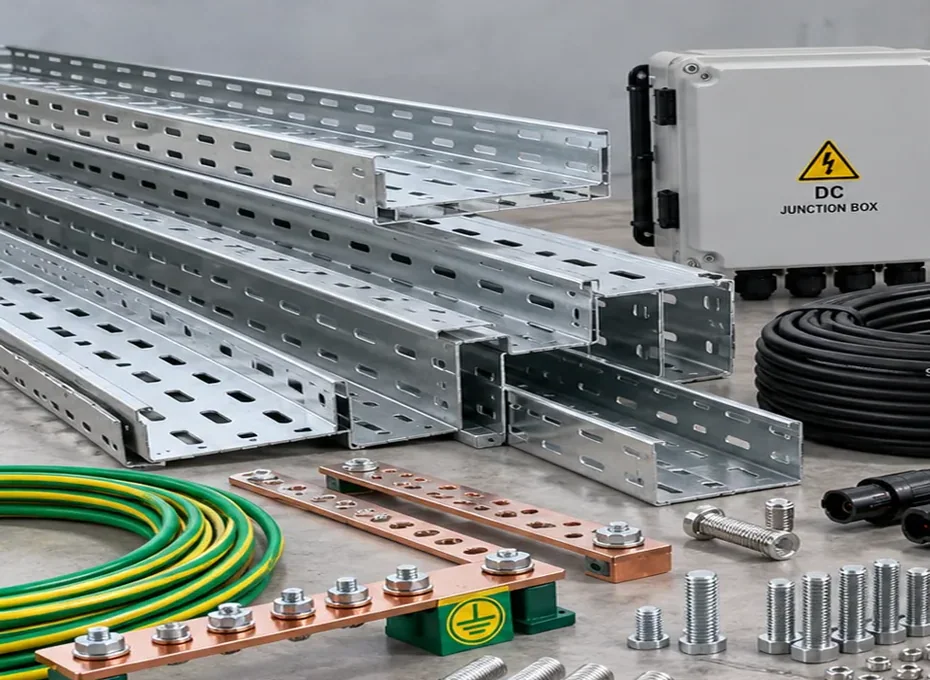 Illustrative photo: GI / HDG Cable Trays