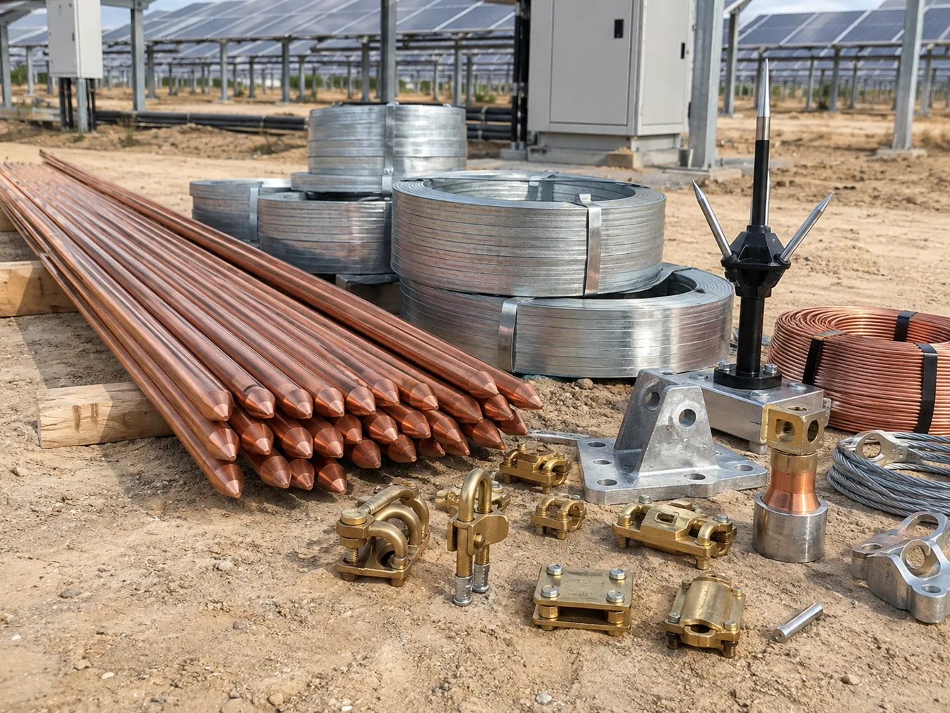 Illustrative Earthing Materials photograph