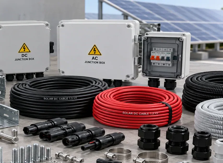 Illustrative photo: Solar Junction / Combiner Boxes